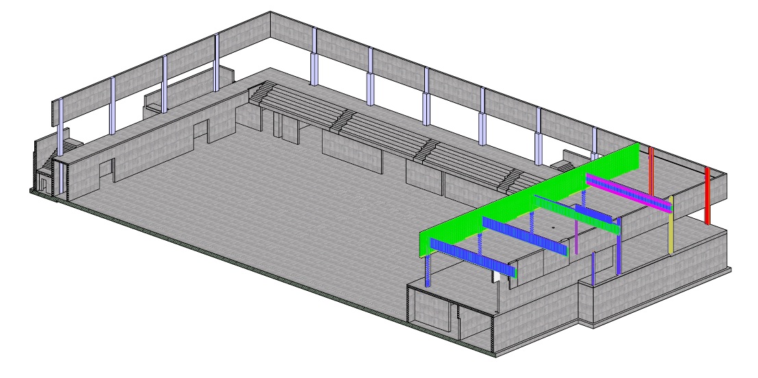 Bewehrungsplanung Sporthalle in Magdeburg Bewehrungsplanung Sporthalle in Magdeburg
